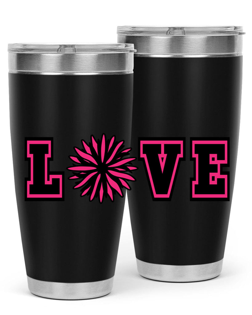 Love 694#- cheer- Tumbler
