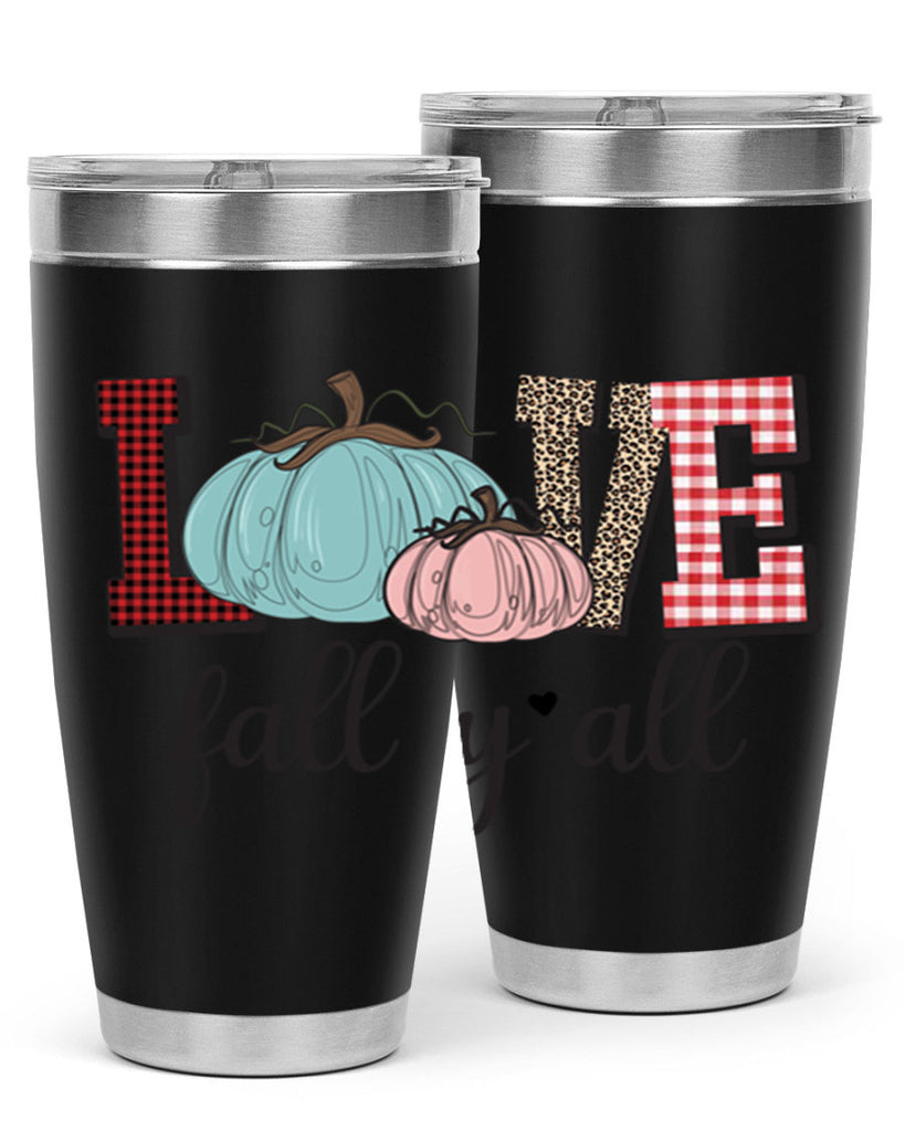 Love Fall Yall 409#- fall- Tumbler