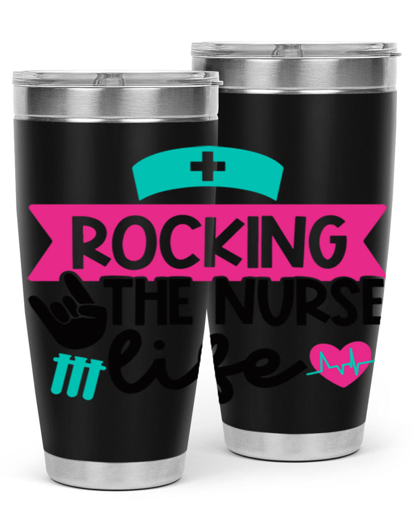 Rocking The Nurse Life Style Style 54#- nurse- tumbler