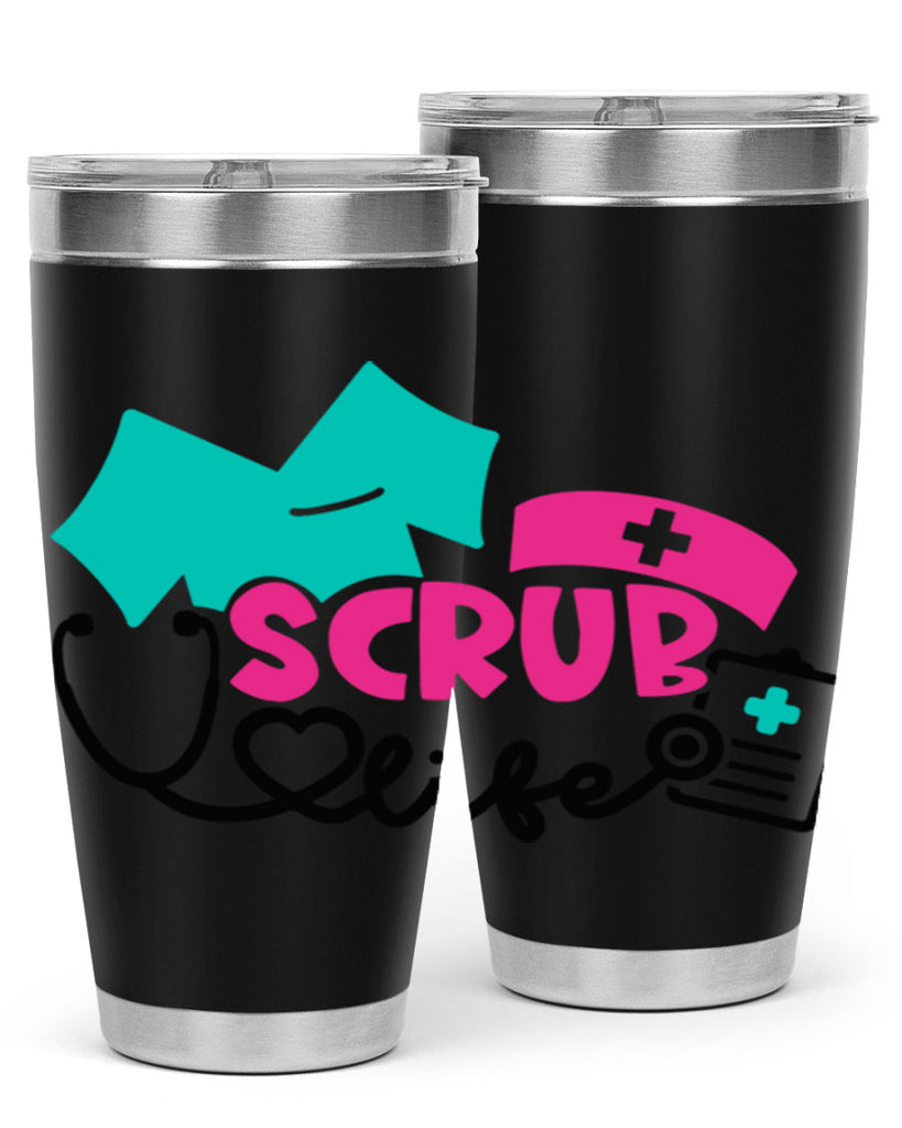 Scrub Life Style Style 47#- nurse- tumbler