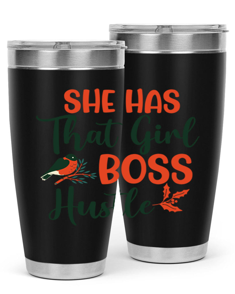She Has That Girl Boss Hustle 363#- winter- Tumbler