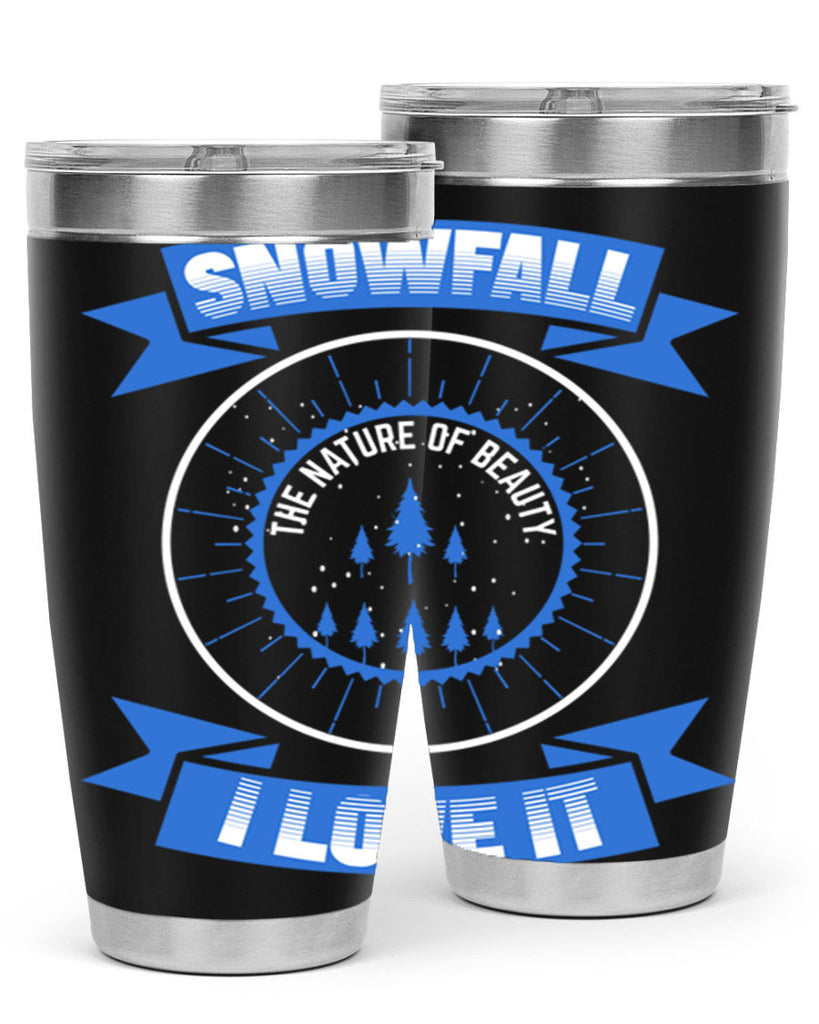 Snowfall Winter 373#- winter- Tumbler