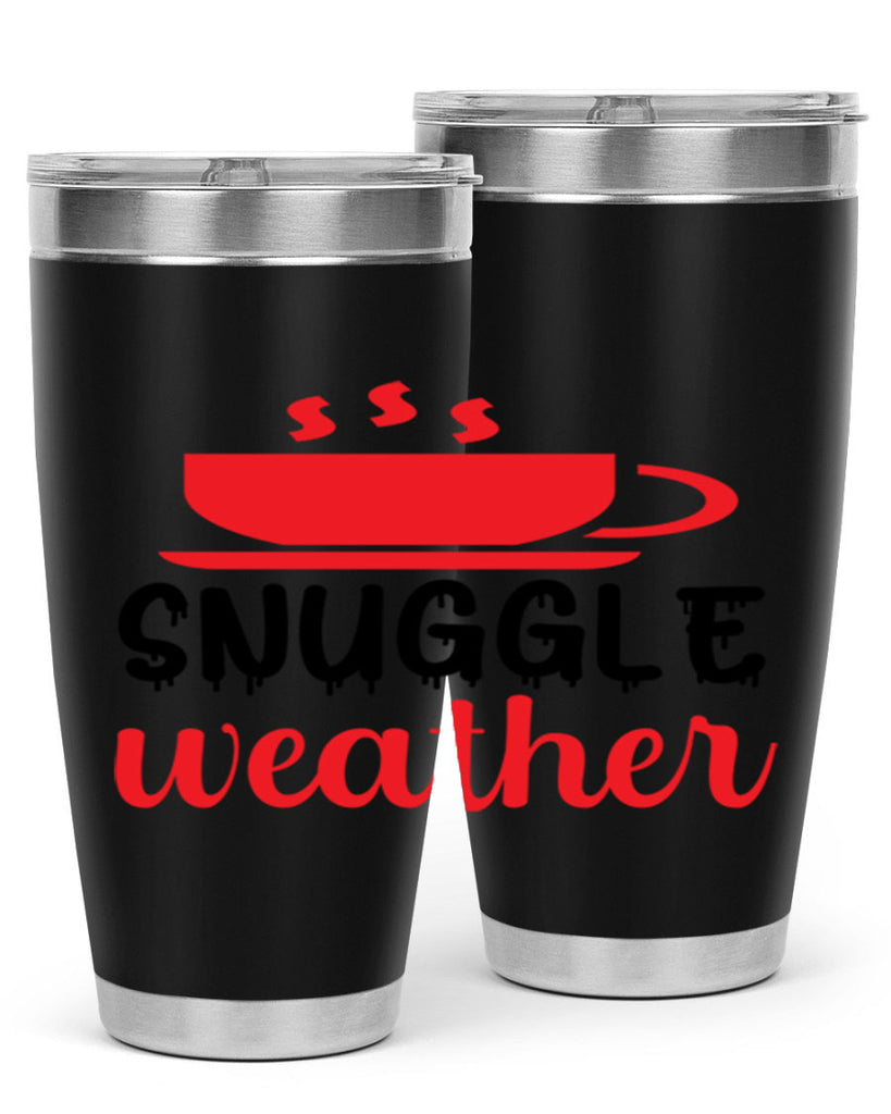 Snuggle weather 386#- winter- Tumbler