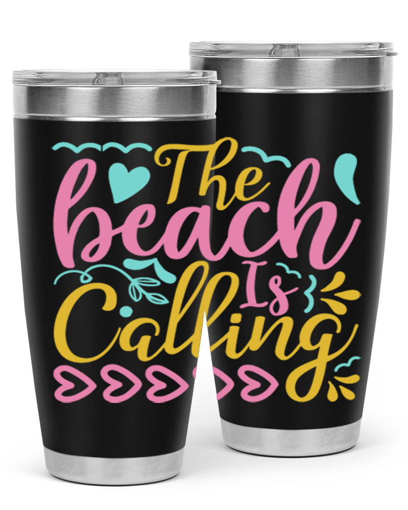 The beach is calling Style 1#- summer- Tumbler