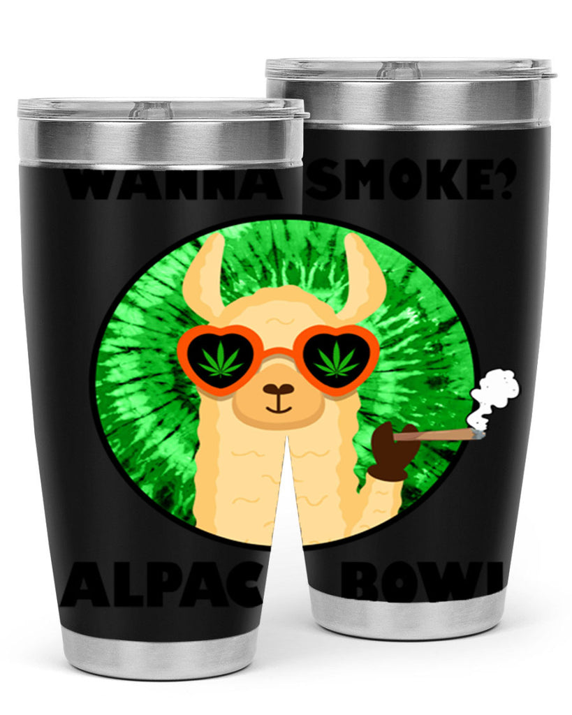 Wanna Smoke Alpaca Bowl 276#- marijuana- Tumbler