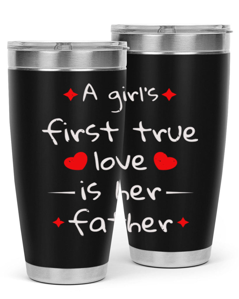 a girl’s first true 116#- fathers day- Tumbler