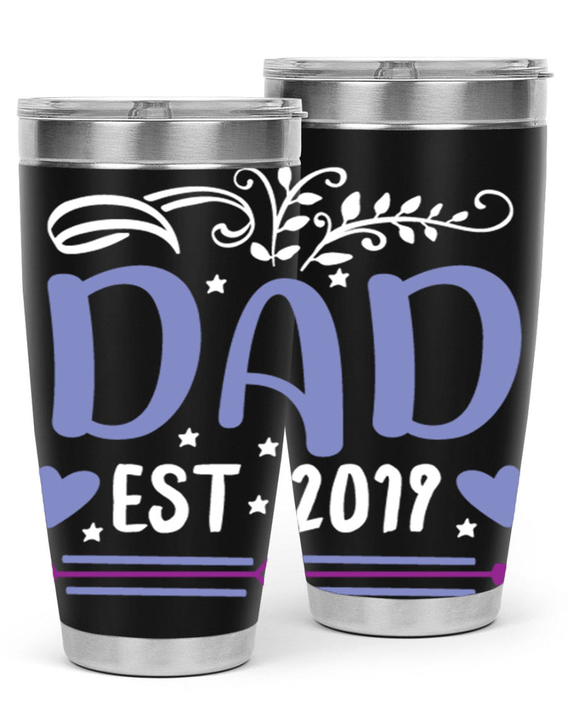 dad est 100#- fathers day- Tumbler