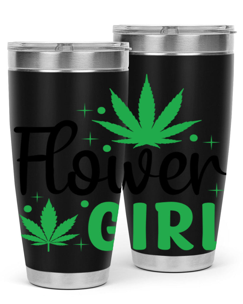 flower girl 83#- marijuana- Tumbler
