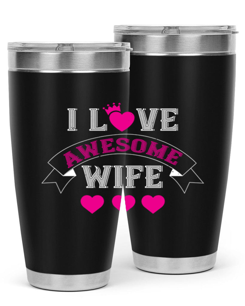 i love awesome wife 57#- valentines day- Tumbler