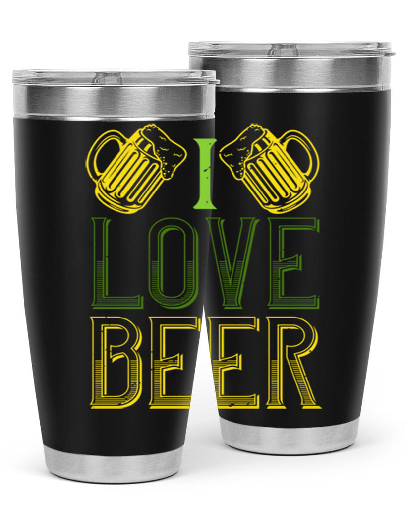 i love beer Style 134#- St Patricks Day- Tumbler