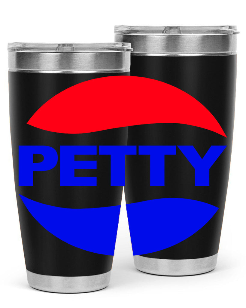 petty  pepsi 54#- black words phrases- Cotton Tank