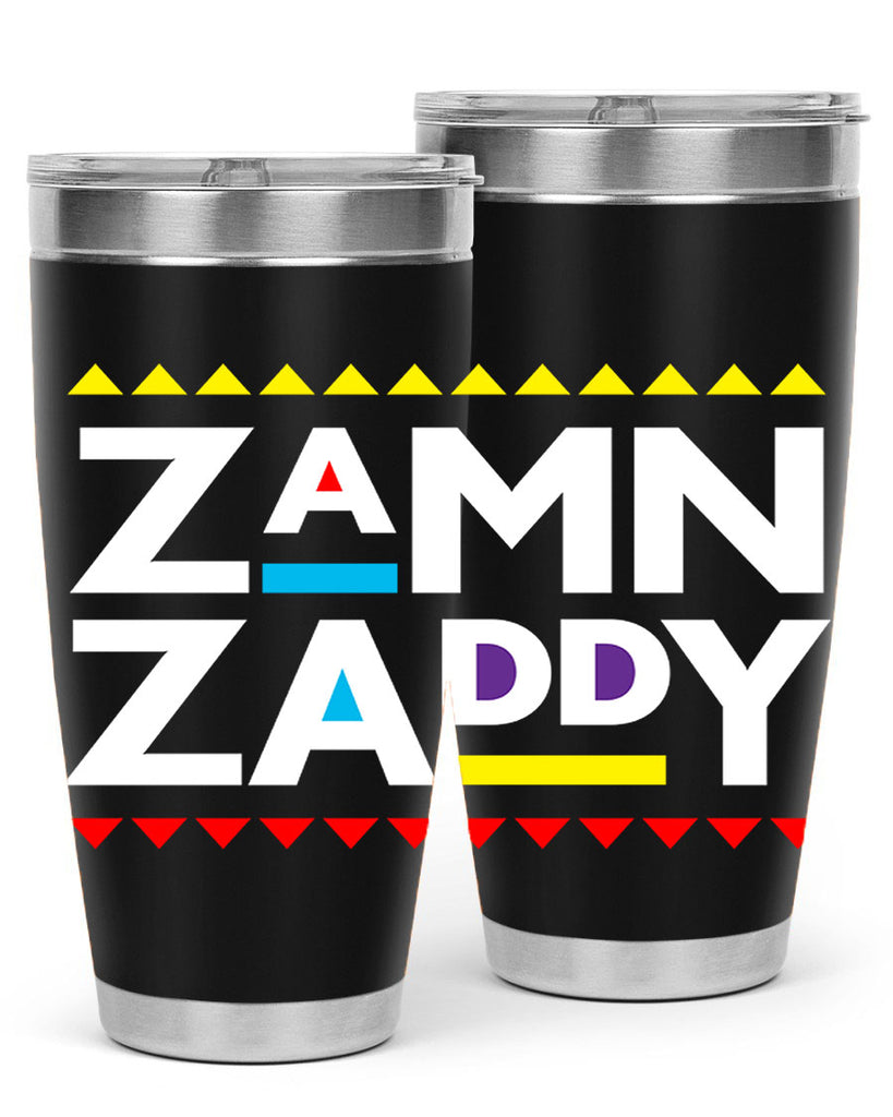 zamn zaddy 1#- black words phrases- Cotton Tank