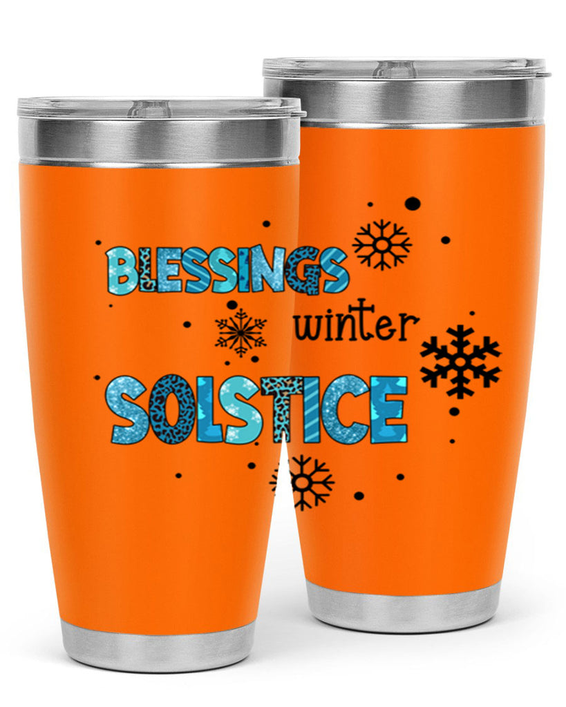 Blessings winter solstice 25#- winter- Tumbler