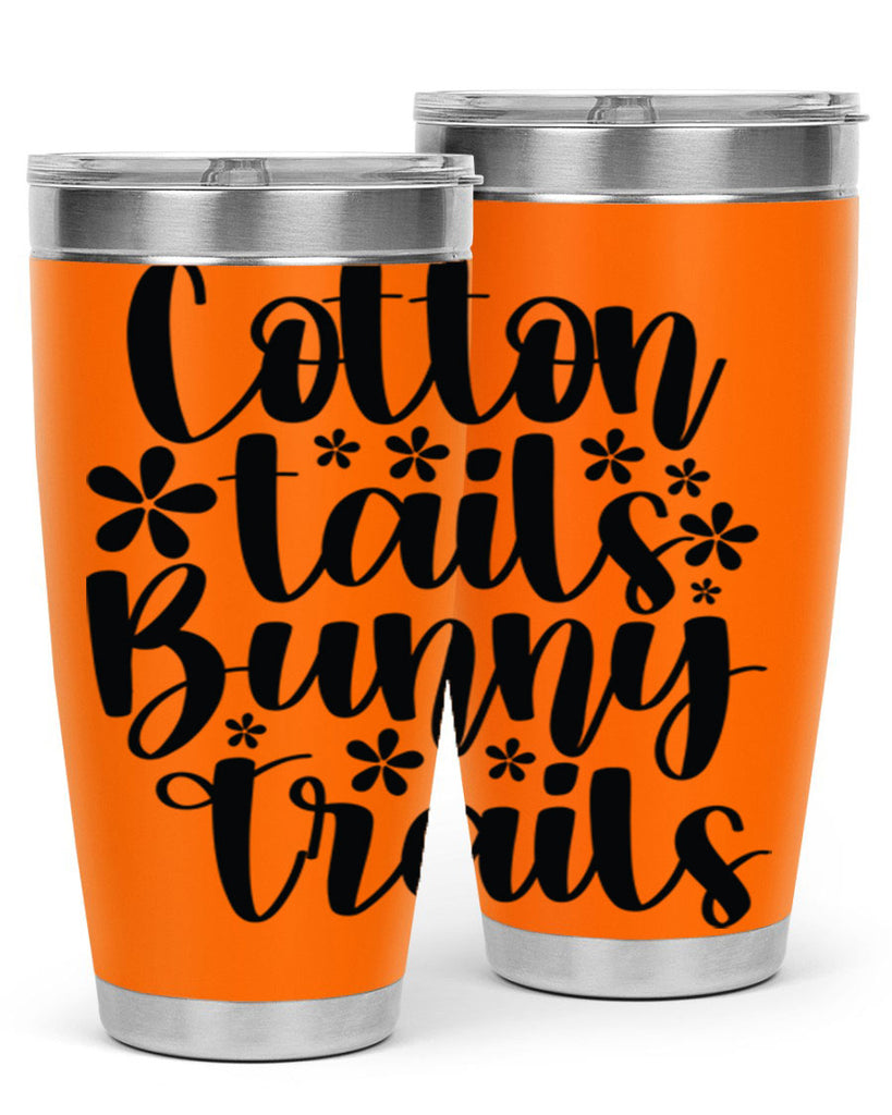 Cotton tails bunny trails  113#- spring- Tumbler