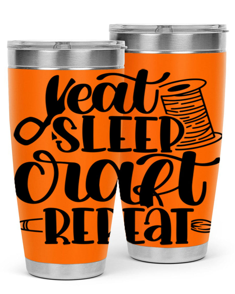 Eat Sleep Craft Repeat 29#- crafting- Tumbler