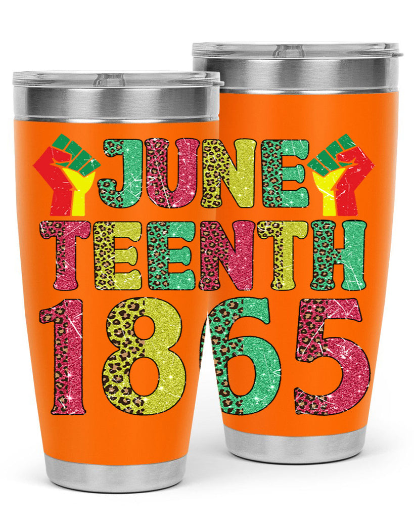 Fist Juneteenth Since 1865 Design Png 10#- Juneteenth- tumbler