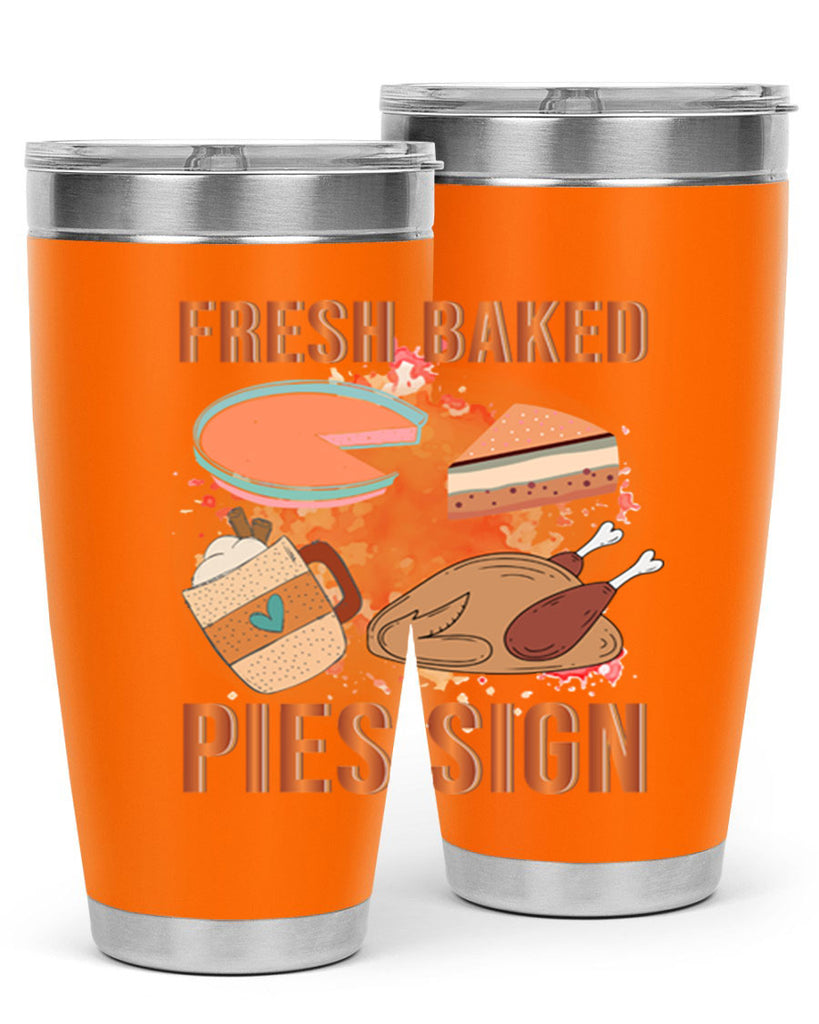 Fresh Baked Pies Sign 187#- fall- Tumbler