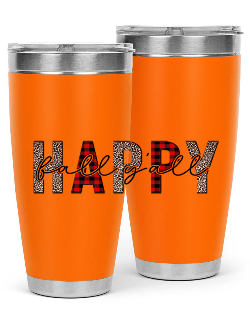 Happy Fall Y all 228#- fall- Tumbler