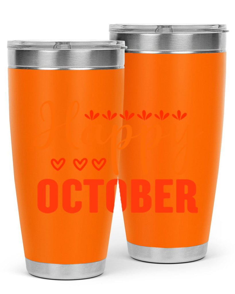 Happy October Design 237#- fall- Tumbler