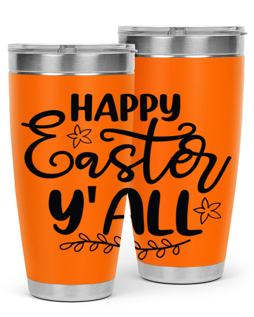 Happy easter yall  177#- spring- Tumbler