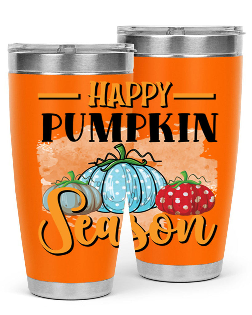 Happy pumpkin season 240#- fall- Tumbler