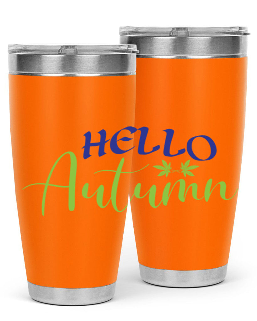 Hello Autumn 271#- fall- Tumbler