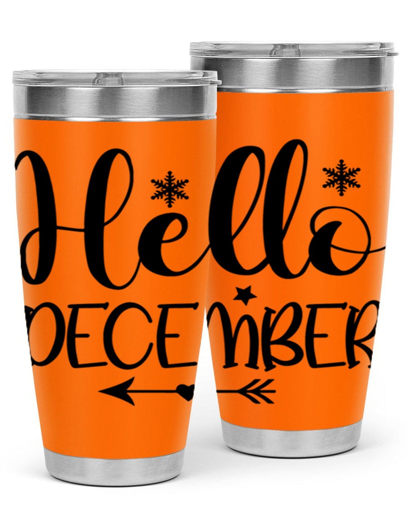 Hello December161#- winter- Tumbler