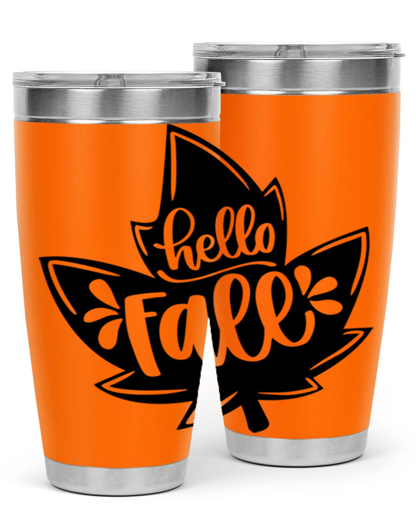 Hello Fall 494#- fall- Tumbler