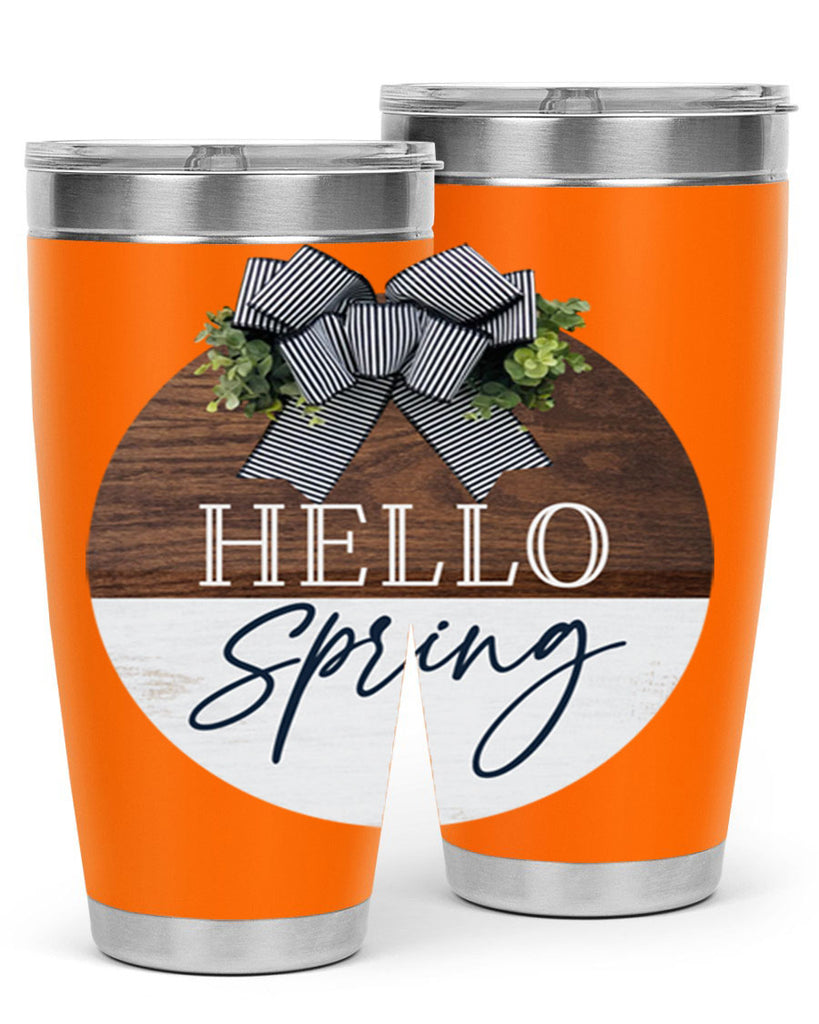 Hello Spring basic Mockup187#- spring- Tumbler