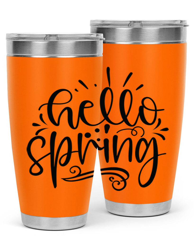 Hello spring 3#- spring- Tumbler