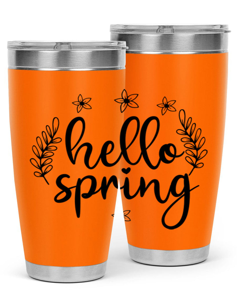 Hello spring design  221#- spring- Tumbler