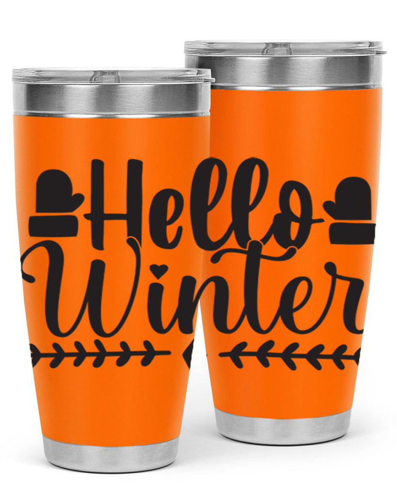 Hello winter 184#- winter- Tumbler