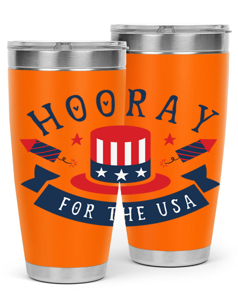 Hooray for the usa Style 42#- Fourt Of July- Tumbler