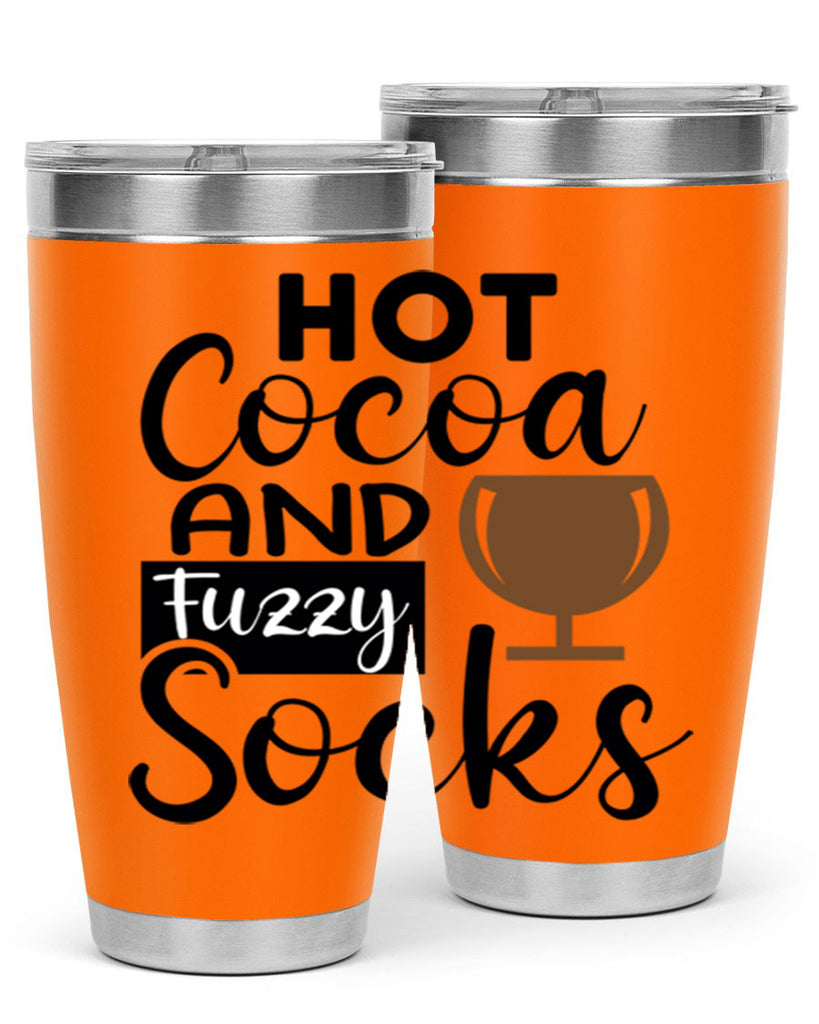 Hot Cocoa And Fuzzy Socks 218#- winter- Tumbler