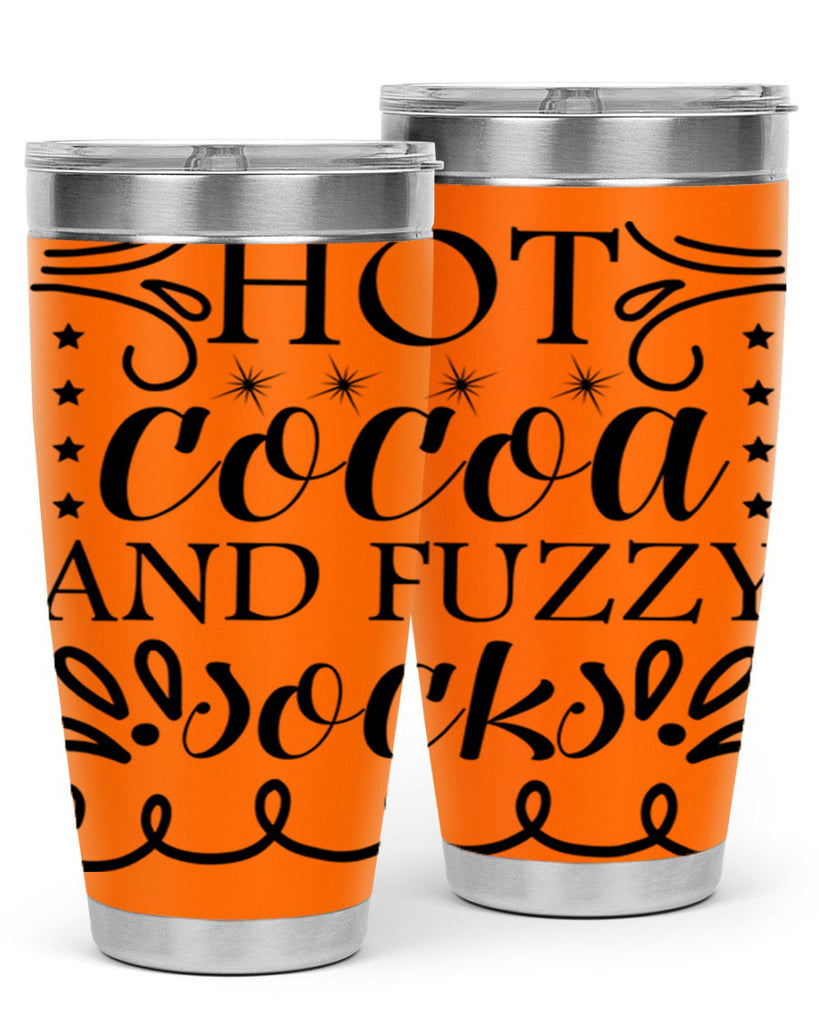 Hot Cocoa and Fuzzy Socks 217#- winter- Tumbler