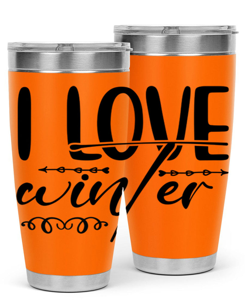 I love winter 243#- winter- Tumbler