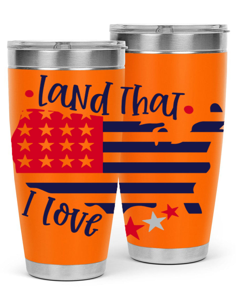 Land That I Love Style 158#- Fourt Of July- Tumbler