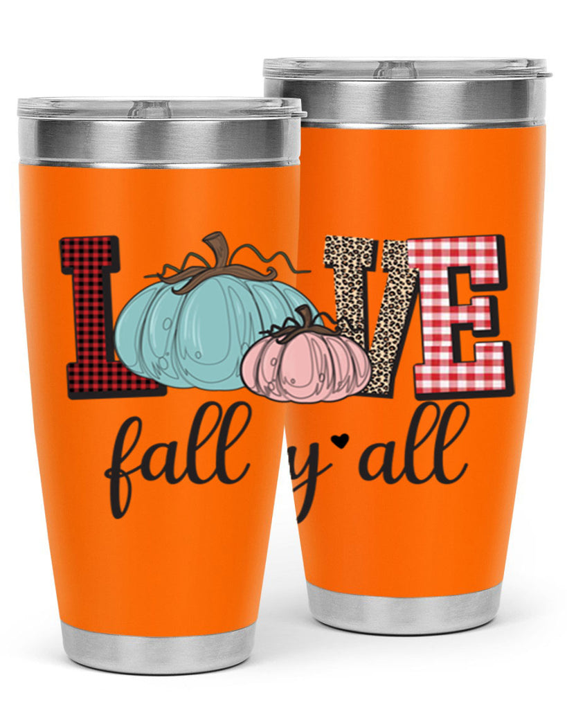 Love Fall Yall 409#- fall- Tumbler