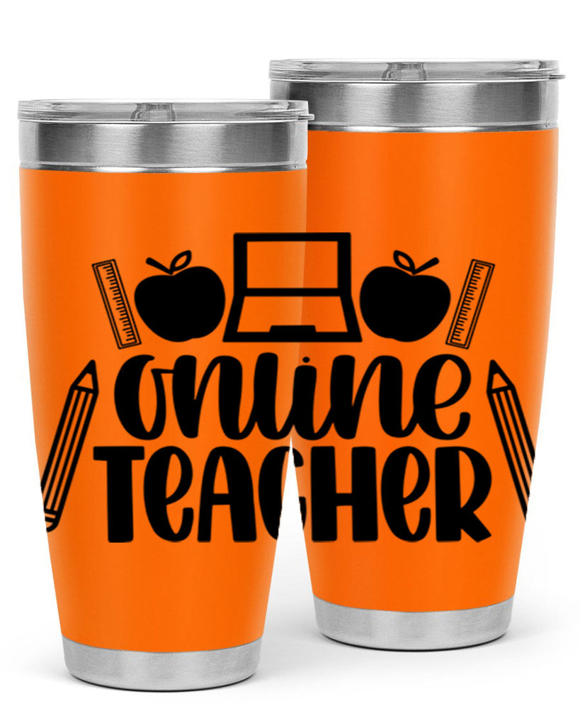 Online Teacher Style 61#- teacher- tumbler
