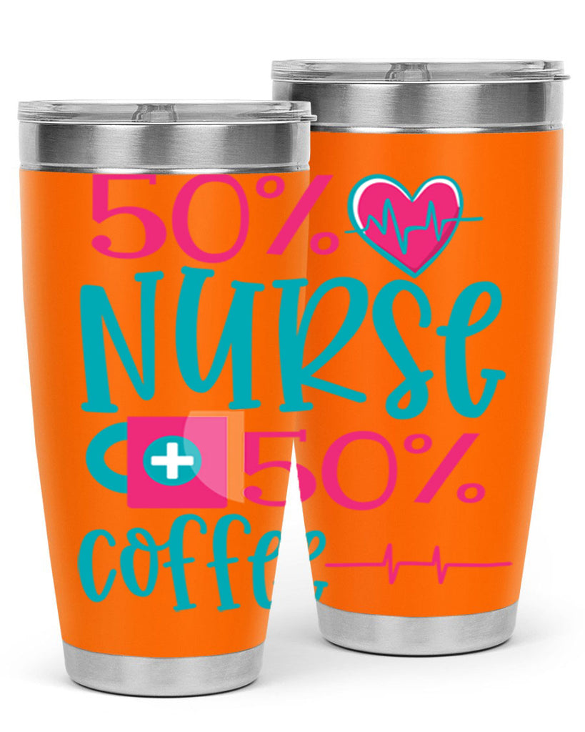 Percent Nurse Percent Coffee Style 395#- nurse- tumbler