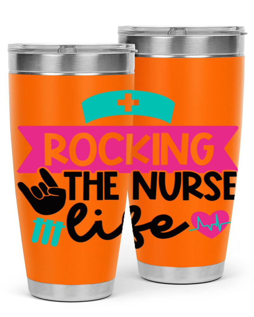 Rocking The Nurse Life Style Style 54#- nurse- tumbler