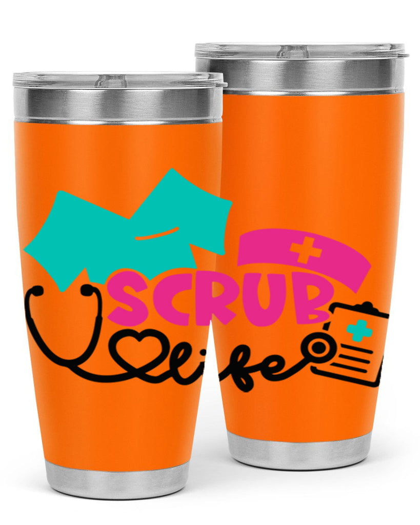 Scrub Life Style Style 47#- nurse- tumbler
