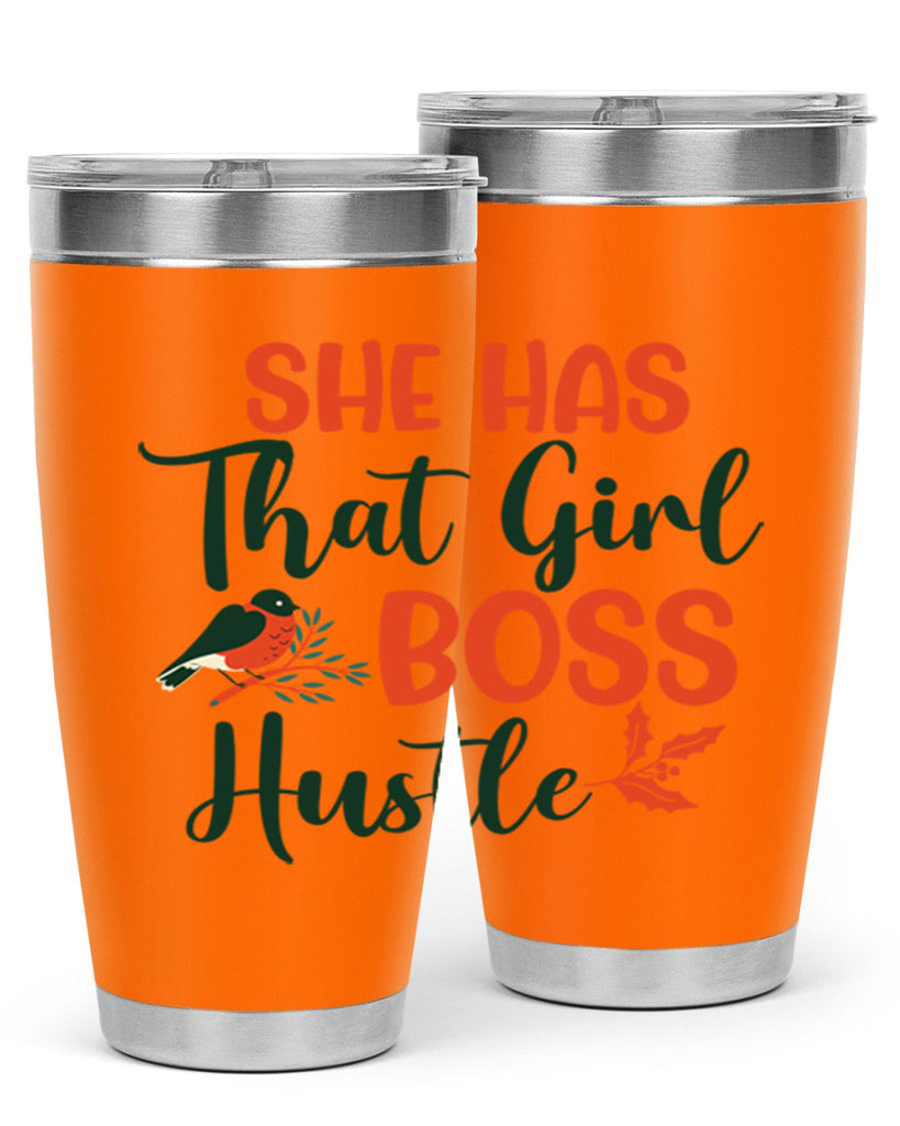 She Has That Girl Boss Hustle 363#- winter- Tumbler