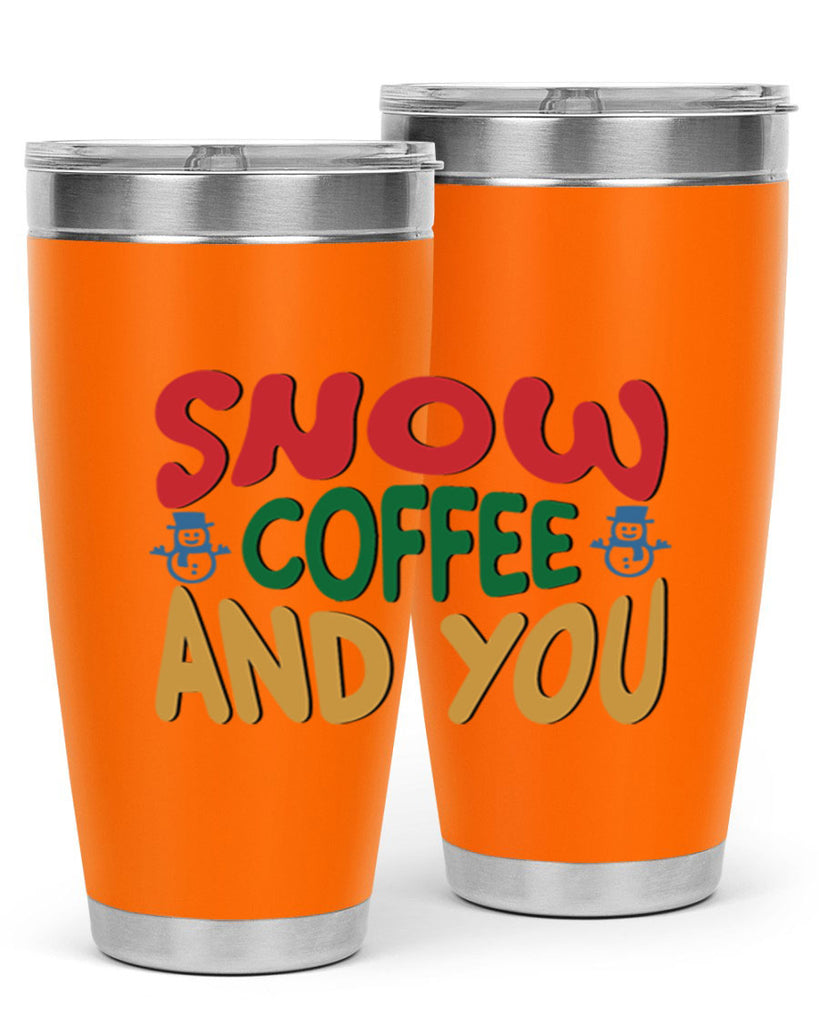 Snow Coffee and You 368#- winter- Tumbler