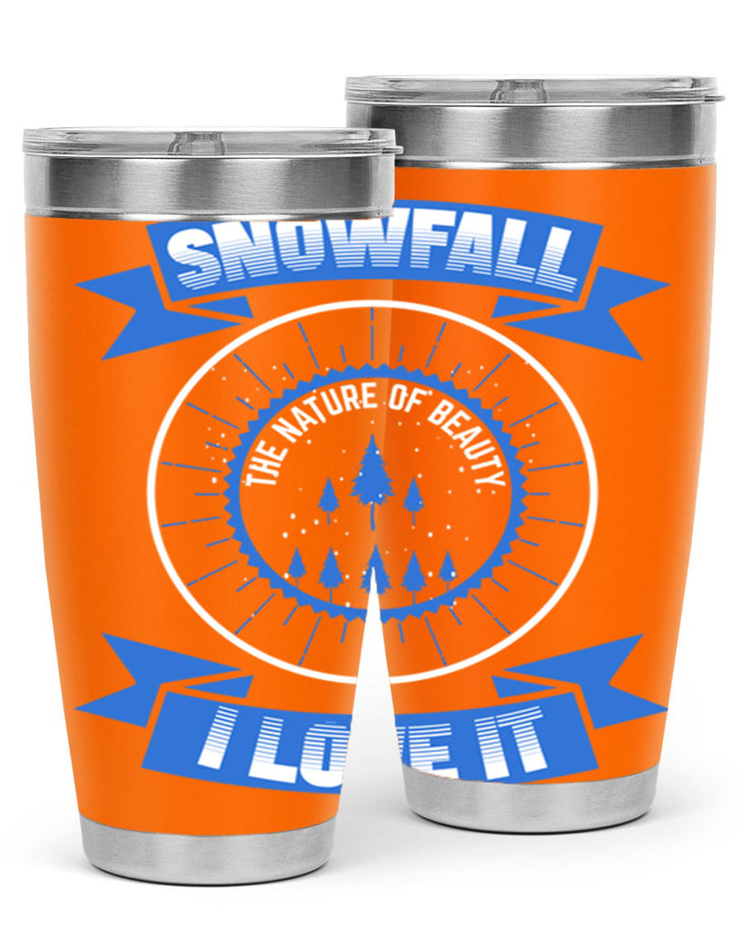 Snowfall Winter 373#- winter- Tumbler