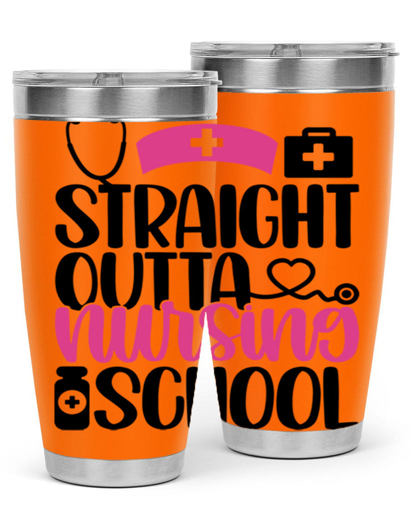 Straight Outta Nursing Style Style 26#- nurse- tumbler