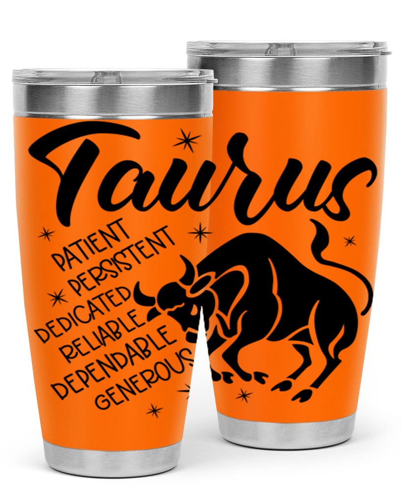 Taurus 492#- zodiac- Tumbler