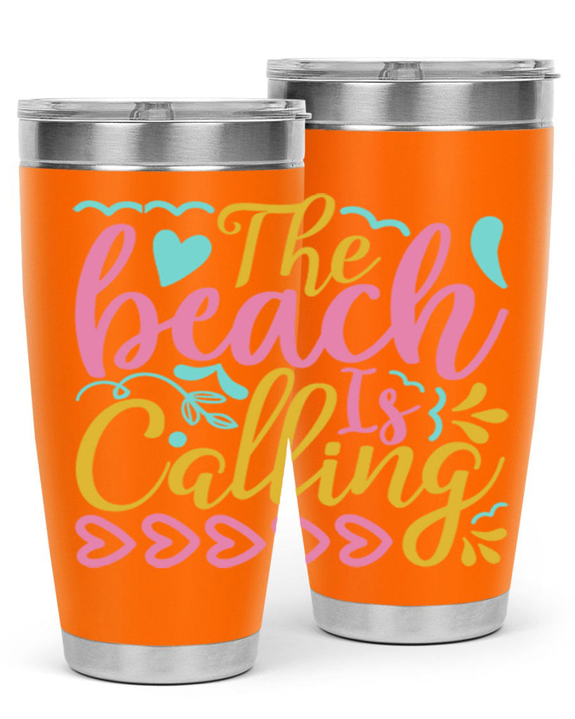 The beach is calling Style 1#- summer- Tumbler