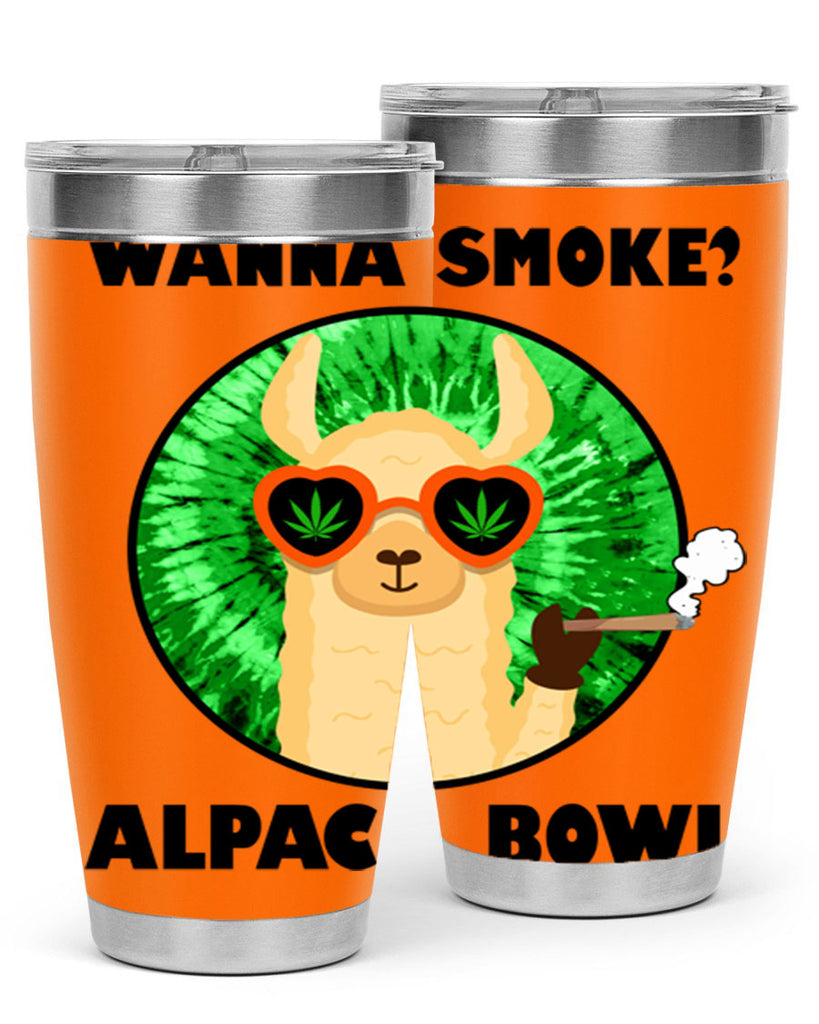 Wanna Smoke Alpaca Bowl 276#- marijuana- Tumbler