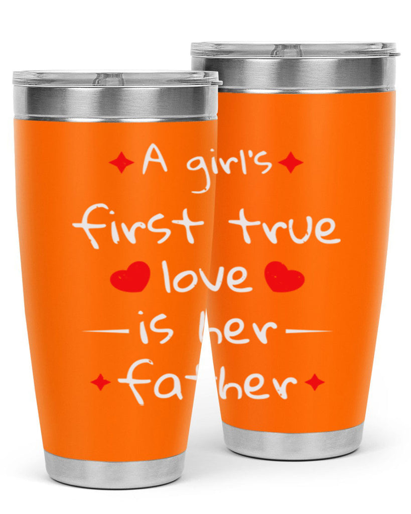 a girl’s first true 116#- fathers day- Tumbler